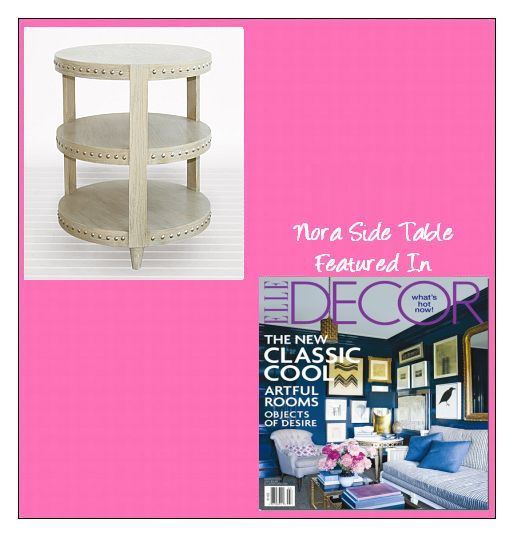 Nora Side Table Limed Oak Lacquer